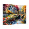 92409-127.jpg Cottage By A River Poster