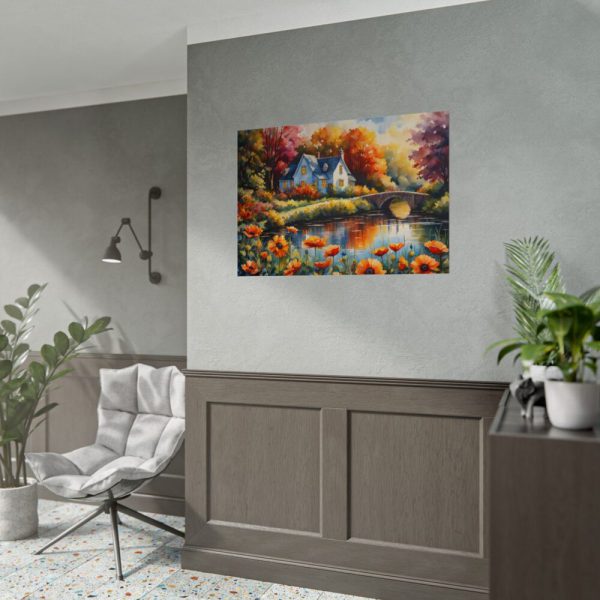 Riverside Cottage Poster