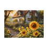 Sunflower Cottage Poster