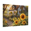 Sunflower Cottage Poster