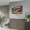 92409-164.jpg Cottage Garden Pink Flowers Poster