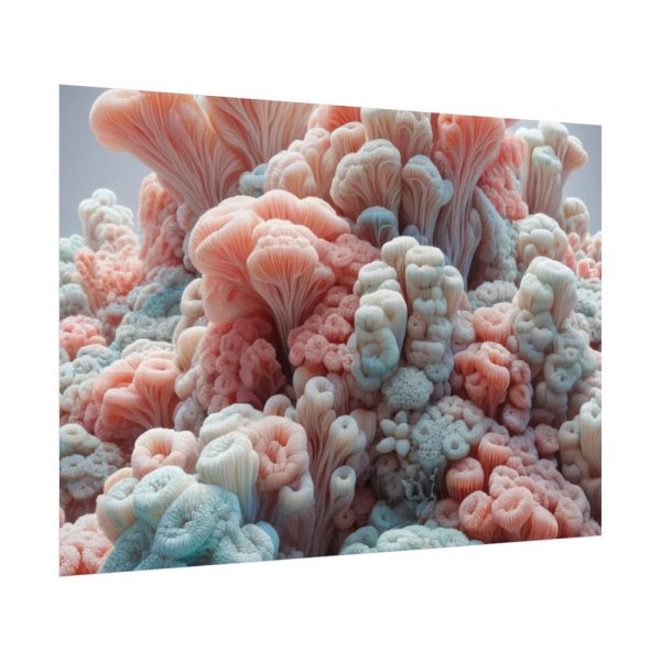 92409-197.jpg Close-Up of Intricate Coral Structures Poster