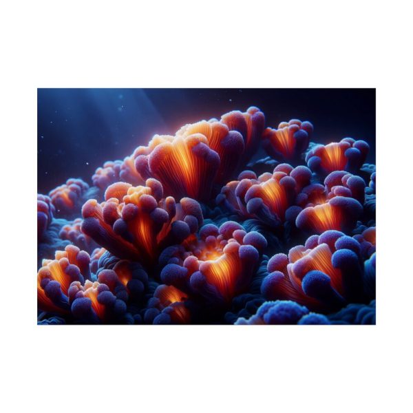 92409-215.jpg Vibrant and Dynamic Texture of Marine Corals Poster