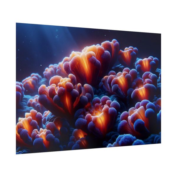 92409-217.jpg Vibrant and Dynamic Texture of Marine Corals Poster