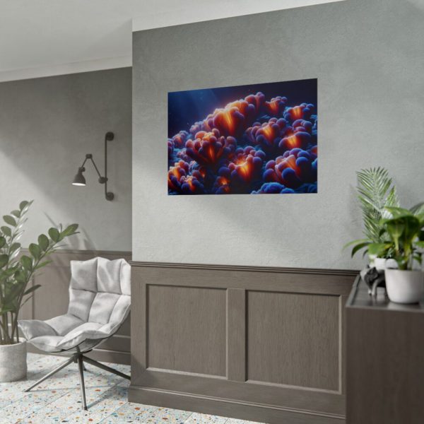 92409-219.jpg Vibrant and Dynamic Texture of Marine Corals Poster