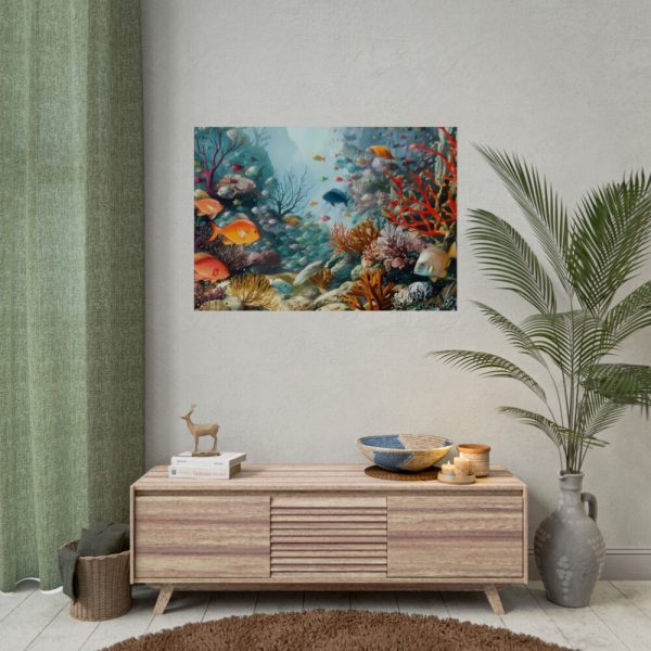 Vibrant Marine Life Scene I Poster