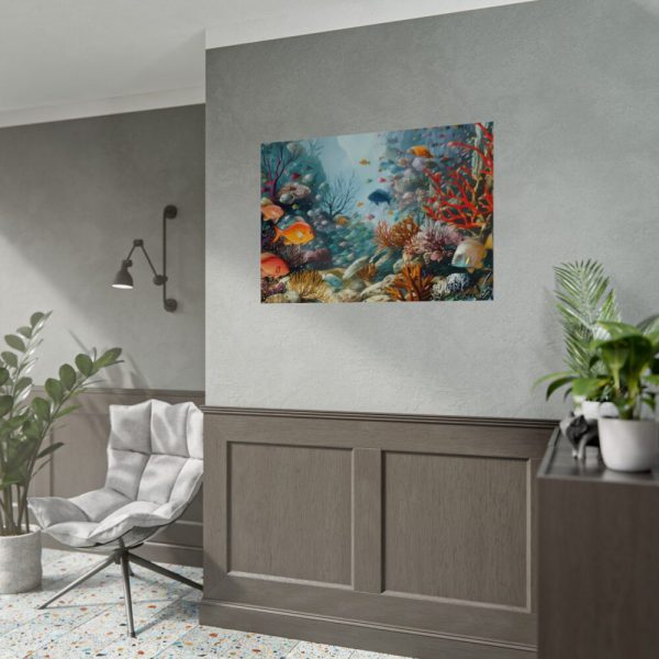 Vibrant Marine Life Scene I Poster