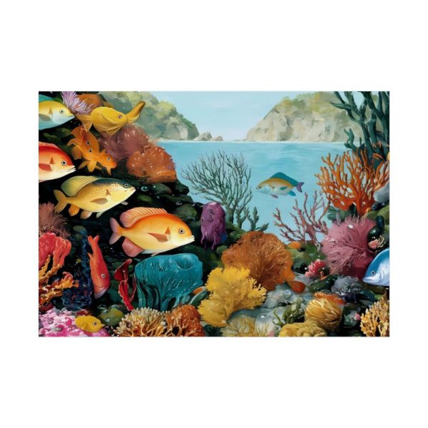 92409-225.jpg Vibrant Marine Life Scene II Poster
