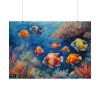 Tropical Fish And Coral Poster