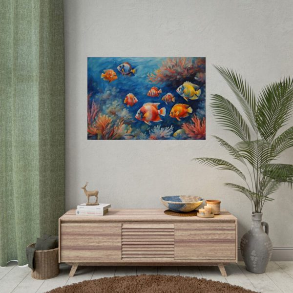 Tropical Fish And Coral Poster