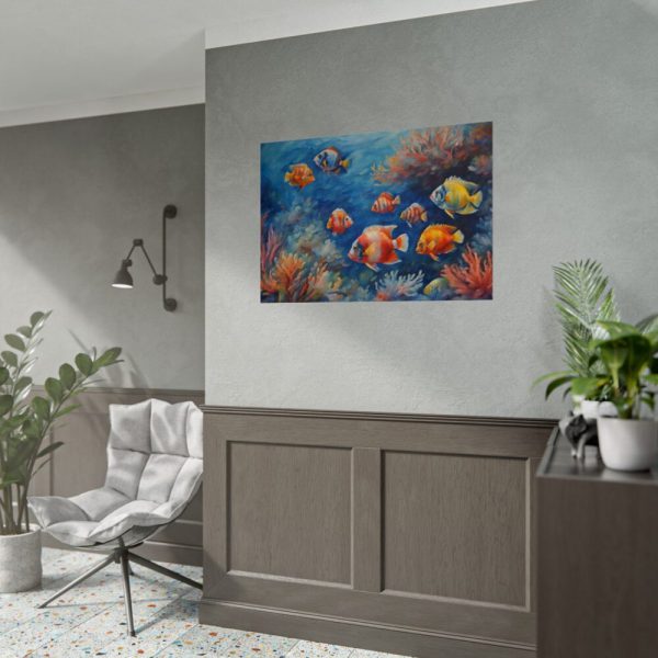 Tropical Fish And Coral Poster