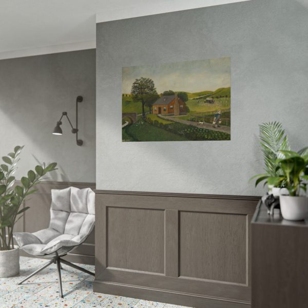 92409-24.jpg Cottage on the Farm Poster