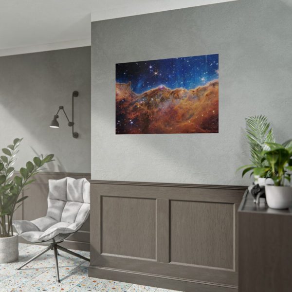 92409-279.jpg Cosmic Cliffs in the Carina Nebula Poster