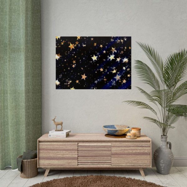 92409-323.jpg Yellow Stars Poster