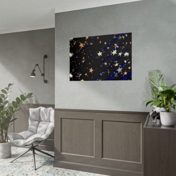 92409-324.jpg Yellow Stars Poster