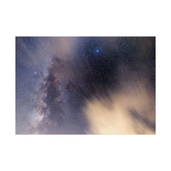 92409-325.jpg Blue Starry Night Sky Poster