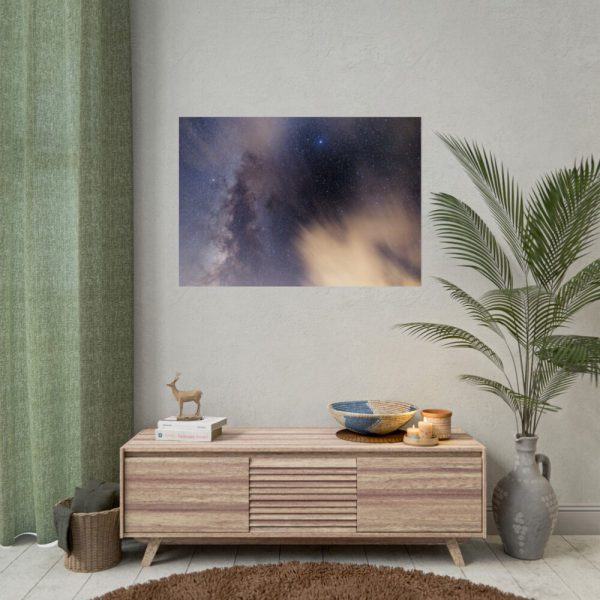 92409-328.jpg Blue Starry Night Sky Poster