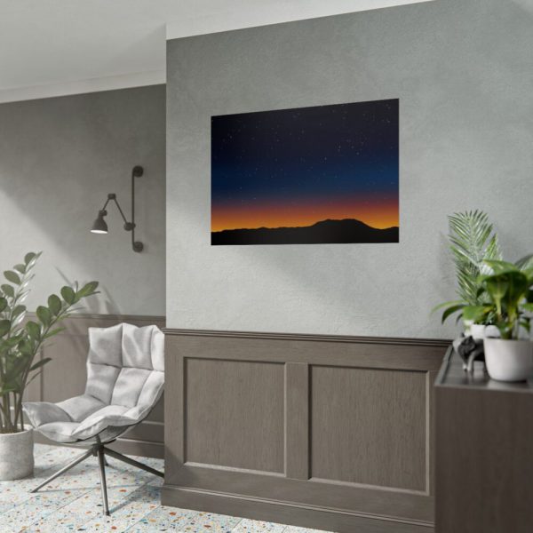 92409-345.jpg Stars in Night Sky Poster