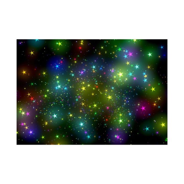 92409-366.jpg Star With Multicolor Lights Poster
