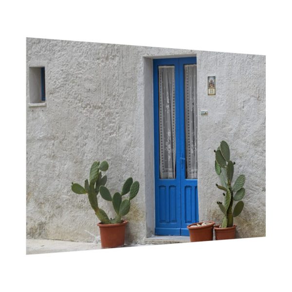 92409-373.jpg Old Blue Door Poster
