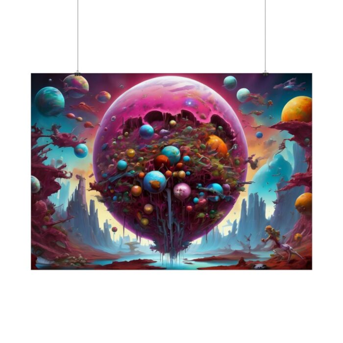 Planet Surreal World Fantasy Poster - Image 7