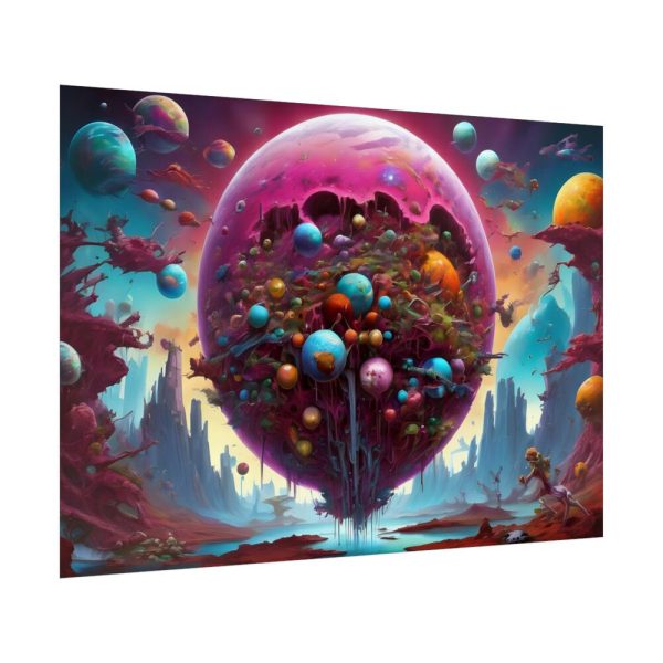 Planet Surreal World Fantasy Poster