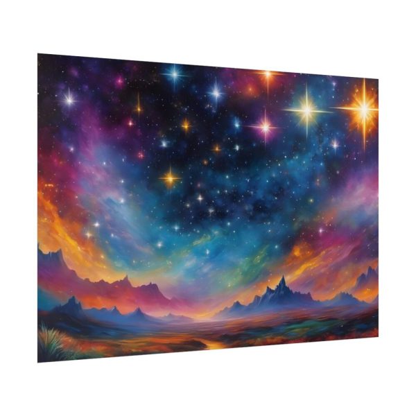 92409-438.jpg Fantasy Landscape Starry Sky Poster