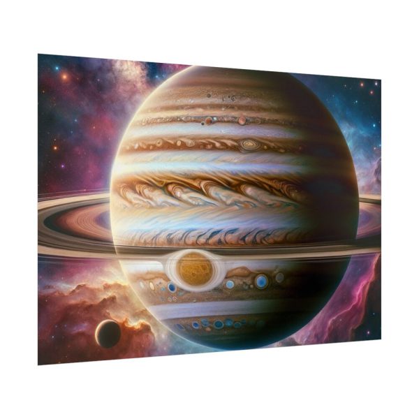 92409-503.jpg Majestic Gas Giant With Intricate Rings Poster
