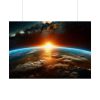 92409-507.jpg Beauty of Celestial Sunrise Over Earth Poster