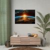 92409-509.jpg Beauty of Celestial Sunrise Over Earth Poster