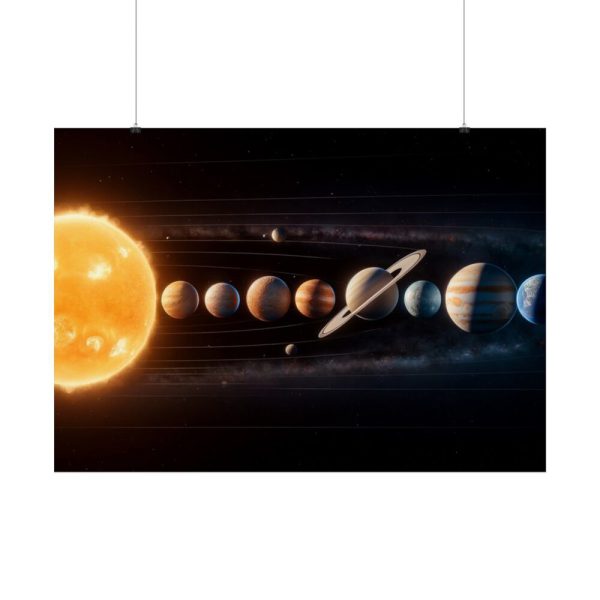 92409-512.jpg Solar System With Nine Planets Poster