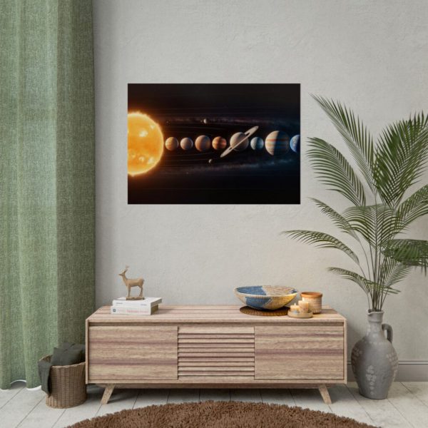 92409-514.jpg Solar System With Nine Planets Poster
