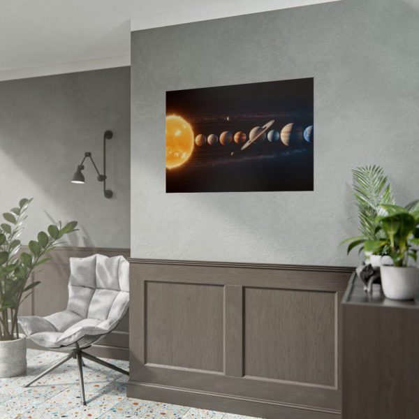 92409-515.jpg Solar System With Nine Planets Poster