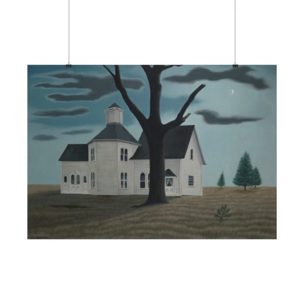 92409-81.jpg Old House, New Moon by George Ault Poster