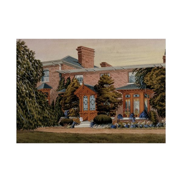 92409-85.jpg Victorian Villa Seen From the Front Poster
