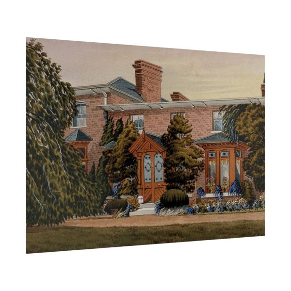 92409-87.jpg Victorian Villa Seen From the Front Poster