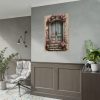 92410-109.jpg Old Door And Pink Roses Poster