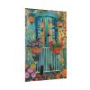 92410-117.jpg Blue Door With Black Cats Poster