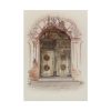 Doorway and Wall Painting by Juanita Donahoo Poster