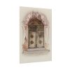 Doorway and Wall Painting by Juanita Donahoo Poster