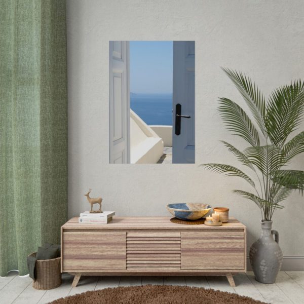 92410-143.jpg Door Opening to Sea View Poster