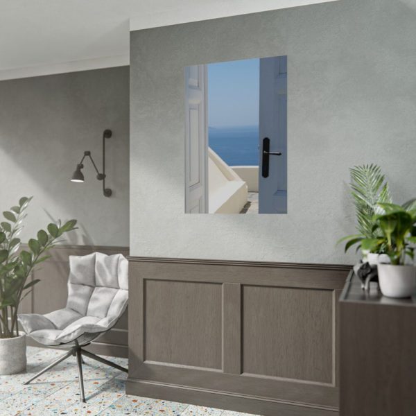 92410-144.jpg Door Opening to Sea View Poster