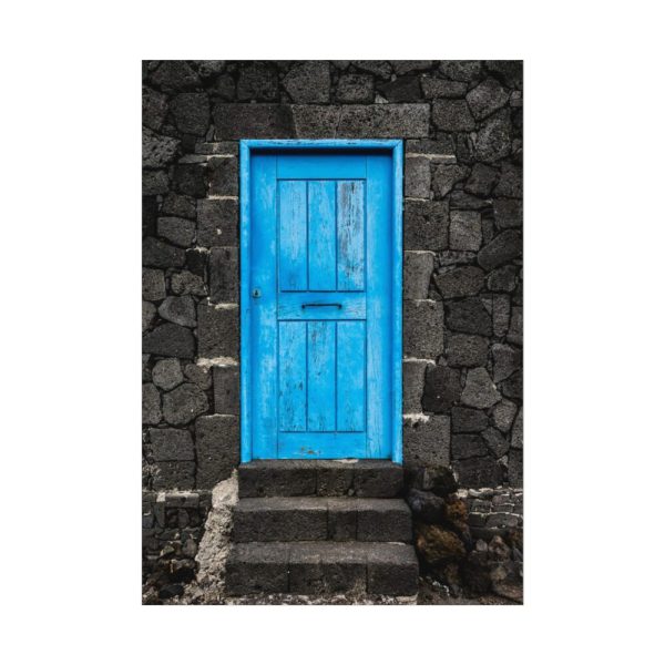 92410-150.jpg Blue Old Doors Poster