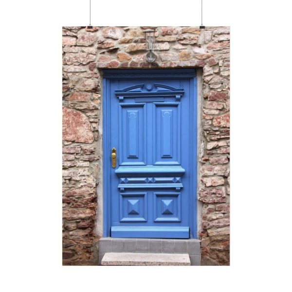 92410-161.jpg Blue Door Poster
