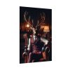 92410-17.jpg Deer Elegantly Attired Poster
