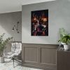 92410-19.jpg Deer Elegantly Attired Poster