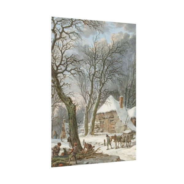 92410-2.jpg Winterlandschap by Pieter Pietersz Barbiers Poster