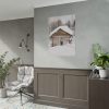 92410-34.jpg Old Woman at the Sauna Door Poster