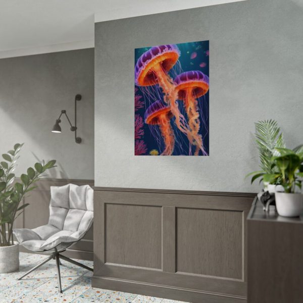 Jellyfish Fantasy Underwater Poster