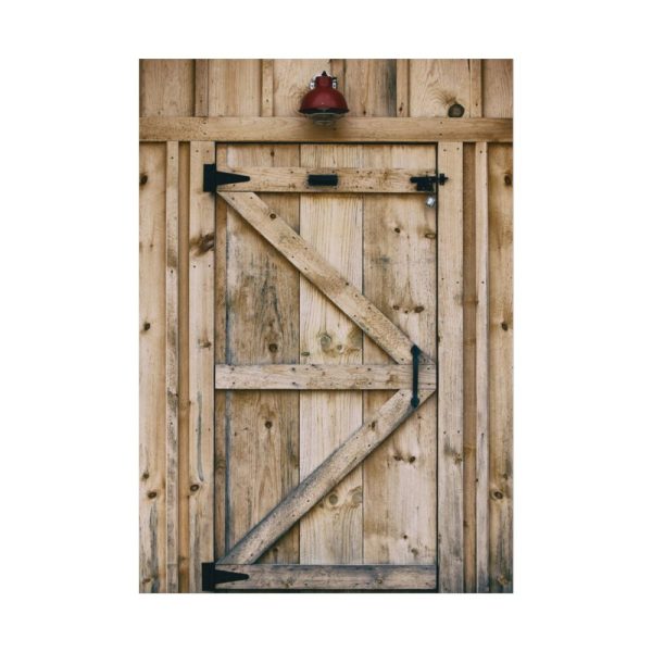 92410-65.jpg A Wooden Barn Door Poster